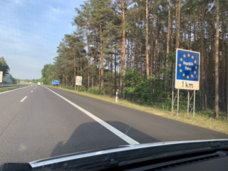 Entering Poland